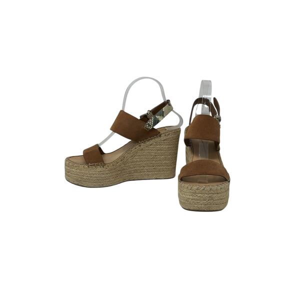Dolce Vita Brown Suede Spiro Wedge Platform Sandal Size 8 - Picture 7 of 16
